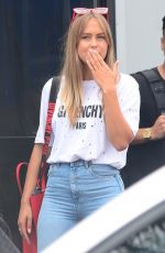 CHARLOTTE CROSBY, ASHY BINES, TAMMY HEMBROW and STEPH CLAIRE Arrives in a Private Jet in Sydney 01/25/2018