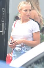 CHARLOTTE CROSBY, ASHY BINES, TAMMY HEMBROW and STEPH CLAIRE Arrives in a Private Jet in Sydney 01/25/2018