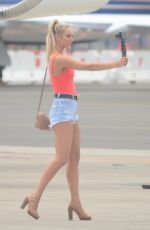 CHARLOTTE CROSBY, ASHY BINES, TAMMY HEMBROW and STEPH CLAIRE Arrives in a Private Jet in Sydney 01/25/2018