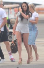 CHARLOTTE CROSBY, ASHY BINES, TAMMY HEMBROW and STEPH CLAIRE Arrives in a Private Jet in Sydney 01/25/2018