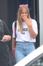 CHARLOTTE CROSBY, ASHY BINES, TAMMY HEMBROW and STEPH CLAIRE Arrives in a Private Jet in Sydney 01/25/2018