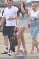 CHARLOTTE CROSBY, ASHY BINES, TAMMY HEMBROW and STEPH CLAIRE Arrives in a Private Jet in Sydney 01/25/2018