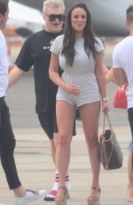 CHARLOTTE CROSBY, ASHY BINES, TAMMY HEMBROW and STEPH CLAIRE Arrives in a Private Jet in Sydney 01/25/2018