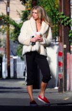 CHARLOTTE MCKINNEY on the Set of a Photoshoot in Los Angeles 01/27/2018