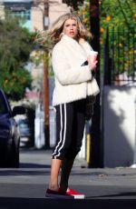 CHARLOTTE MCKINNEY on the Set of a Photoshoot in Los Angeles 01/27/2018