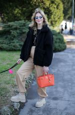 CHIARA at a Haidressers in Milan 01/28/2018
