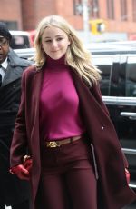 CHLOE LUKASIAK Out and About in New York 01/22/2018