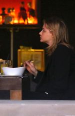 CHLOE MOETZ Out for Dinner with Her Brother in Studio City 01/27/2018