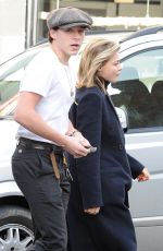 CHLOE MORETZ and Brooklyn Beckham Out in Notting Hill 01/10/2018