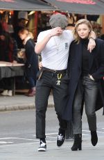 CHLOE MORETZ and Brooklyn Beckham Out in Notting Hill 01/10/2018