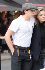 CHLOE MORETZ and Brooklyn Beckham Out in Notting Hill 01/10/2018