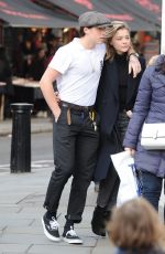 CHLOE MORETZ and Brooklyn Beckham Out in Notting Hill 01/10/2018