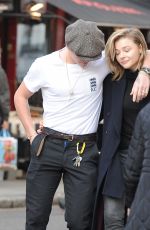 CHLOE MORETZ and Brooklyn Beckham Out in Notting Hill 01/10/2018