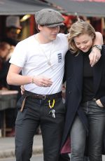 CHLOE MORETZ and Brooklyn Beckham Out in Notting Hill 01/10/2018