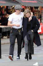 CHLOE MORETZ and Brooklyn Beckham Out in Notting Hill 01/10/2018