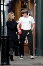 CHLOE MORETZ and Brooklyn Beckham Out in Notting Hill 01/10/2018