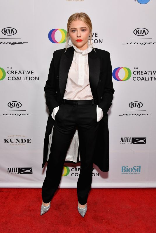 CHLOE MORETZ at 2018 Spotlight Initiative Awards Gala Dinner in Park City 01/21/2018