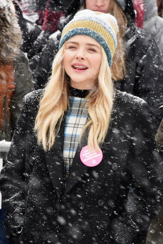 CHLOE MORETZ at Respect Rally in Park City 01/20/2018