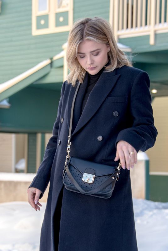 CHLOE MORETZ Out and About in Park City 01/22/2018