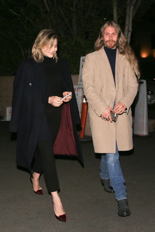 CHLOE MORETZ Out for Dinner at Matsuhisa in New York 01/12/2018