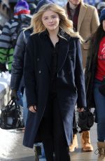 CHLOE MORETZ Promotes Her Movie at Sundance Film Festiva 01/21/2018