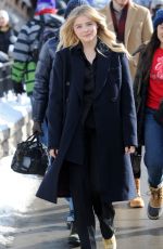 CHLOE MORETZ Promotes Her Movie at Sundance Film Festiva 01/21/2018