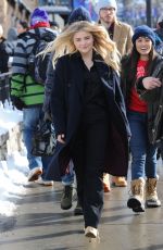 CHLOE MORETZ Promotes Her Movie at Sundance Film Festiva 01/21/2018