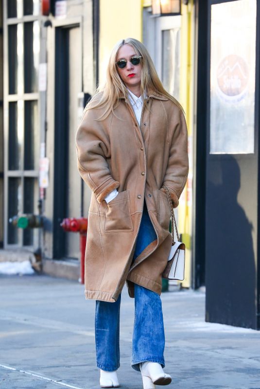 CHLOE SEVIGNY Out in New York 01/10/2018