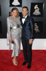 CHRISSY TEIGEN and John Legend at Grammy 2018 Awards in New York 01/28/2018