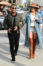 CHRISSY TEIGEN and John Legend Leaves Il Pastaio in Beverly Hills 01/15/2018