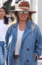 CHRISSY TEIGEN and John Legend Leaves Il Pastaio in Beverly Hills 01/15/2018