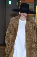 CHRISSY TEIGEN at Narita International Airport in Tokyo 01/01/2018