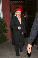 CHRISTINA AQUIELARA at Roger Room in West Hollywood 01/24/2018