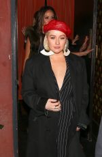 CHRISTINA AQUIELARA at Roger Room in West Hollywood 01/24/2018