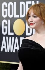 CHRISTINA HENDRICKS at 75th Annual Golden Globe Awards in Beverly Hills 01/07/2018
