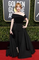 CHRISTINA HENDRICKS at 75th Annual Golden Globe Awards in Beverly Hills 01/07/2018