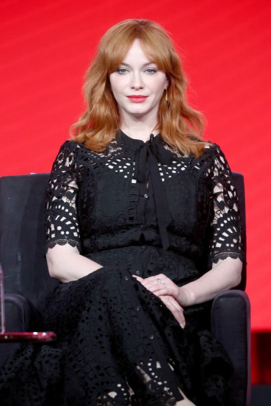 CHRISTINA HENDRICKS at Good Girls Panel at TCA Winter Press Tour in Pasadena 010/9/2018