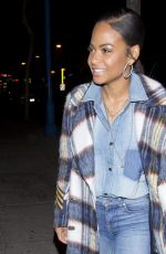 CHRISTINA MILIAN Arrives at Delilah in West Hollywood 01/26/2018