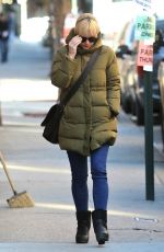 CHRISTINA RICCI Out and About in New York 01/26/2018