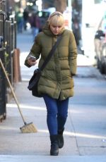 CHRISTINA RICCI Out and About in New York 01/26/2018
