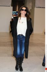 CINDY CRAWFORD and KAIA GERBER at Charles De Gaulle Airport in Paris 01/19/2018