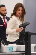 CINDY CRAWFORD and KAIA GERBER at Charles De Gaulle Airport in Paris 01/19/2018