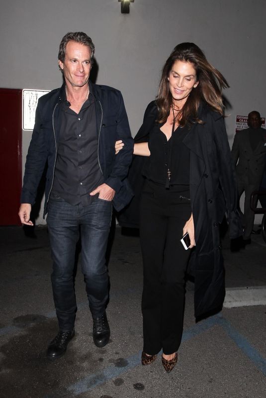 CINDY CRAWFORD and Rande Gerber at Craig