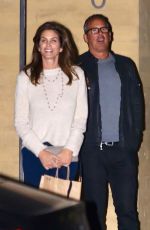 CINDY CRAWFORD at Nobu Restaurant in Malibu 01/03/2018