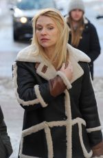 CLAIRE DANES Out at Sundance Film Festival in Park City 01/21/2018