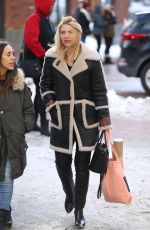 CLAIRE DANES Out at Sundance Film Festival in Park City 01/21/2018