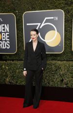 CLAIRE FOY at 75th Annual Golden Globe Awards in Beverly Hills 01/07/2018