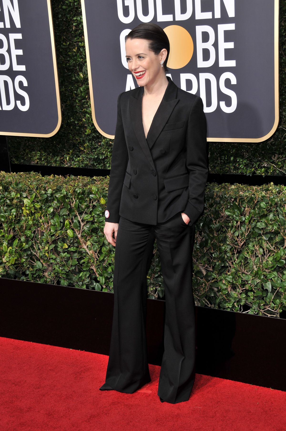 CLAIRE FOY at 75th Annual Golden Globe Awards in Beverly Hills 01/07 ...