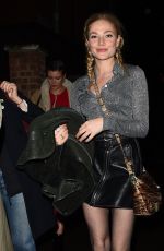 CLARA PAGET Arrives at Alexa Chung Clothing Range Collection Launch in London 01/30/2018