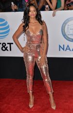 CLAUDIA JORDAN at 49th Naacp Image Awards in Pasadena 01/14/2018